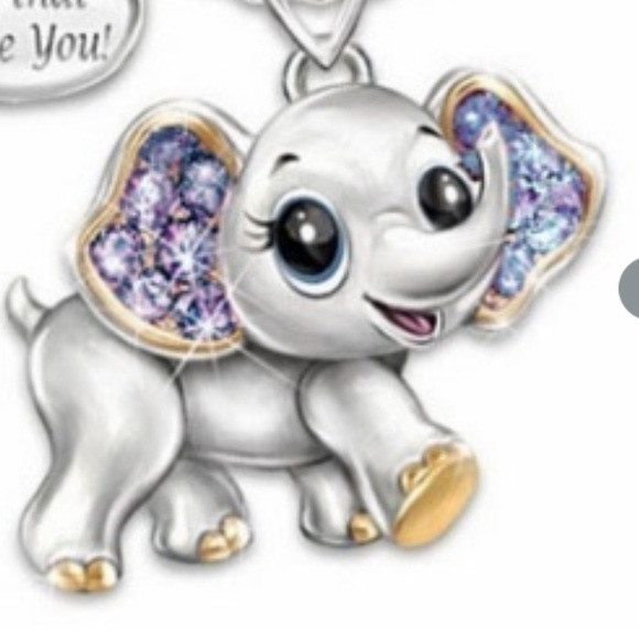 🌸NEW🌸2/$15🌸Elephant Pendant Necklace🌸 - Picture 4 of 7